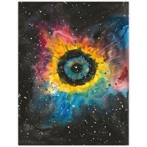 Artery8 The Eye of God Nebula Abstract Space Painting Wall Art Print Size: W12" x H16" Multicolor W12" x H16" Artery8 The Eye of God Nebula Abstract Space Painting Wall Art Print Size: W12" x H16" Multicolor W12" x H16"