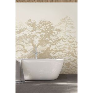 Origin Murals Etched Trees Wall Mural in Light Beige Size: W350 cm x H280 cm Light Beige W350 cm x H280 cm Origin Murals Etched Trees Wall Mural in Light Beige Size: W350 cm x H280 cm Light Beige W350 cm x H280 cm
