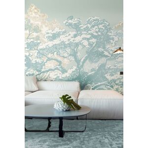 Origin Murals Etched Trees Wall Mural in Light Blue Size: W350 cm x H280 cm Light Blue W350 cm x H280 cm Origin Murals Etched Trees Wall Mural in Light Blue Size: W350 cm x H280 cm Light Blue W350 cm x H280 cm