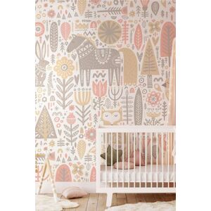 Origin Murals Scandi Forest Animals Wall Mural in Pink Size: W350 cm x H280 cm Pink W350 cm x H280 cm Origin Murals Scandi Forest Animals Wall Mural in Pink Size: W350 cm x H280 cm Pink W350 cm x H280 cm
