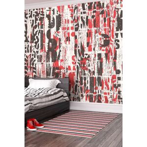 Origin Murals Letterpress Graffiti Wall Mural in Red Size: W350 cm x H280 cm Red W350 cm x H280 cm Origin Murals Letterpress Graffiti Wall Mural in Red Size: W350 cm x H280 cm Red W350 cm x H280 cm