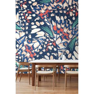 Origin Murals Butterfly Wings Matt Smooth Paste the Wall Mural in Navy Size: W350 cm x H280 cm Navy W350 cm x H280 cm Origin Murals Butterfly Wings Matt Smooth Paste the Wall Mural in Navy Size: W350 cm x H280 cm Navy W350 cm x H280 cm