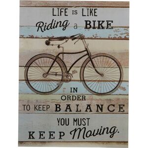 Orsina Bike Wall Plaque Home Wall Décor Multicolor Orsina Bike Wall Plaque Home Wall Décor Multicolor