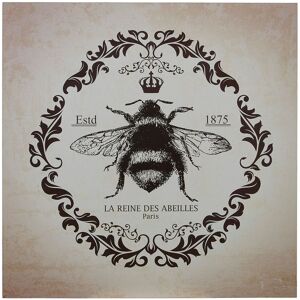 Orsina Queen Bee Wall Plaque, Typography With Crown & Bee Motif In Bold Design, Adds Fun & Empowerment in Brown Brown Orsina Queen Bee Wall Plaque, Typography With Crown & Bee Motif In Bold Design, Adds Fun & Empowerment in Brown Brown