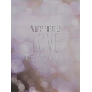 Orsina Where There Is Love Wall Plaque, Inspirational Wooden Sign With Sentimental Typography, Rustic Finish in Pink Pink Orsina Where There Is Love Wall Plaque, Inspirational Wooden Sign With Sentimental Typography, Rustic Finish in Pink Pink