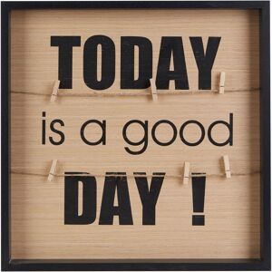 Orsina Luxe Today Is A Good Day Peg Photo Frame, Durable Picture Holder With MDF Construction, Wooden Image Holder in Brown Brown Orsina Luxe Today Is A Good Day Peg Photo Frame, Durable Picture Holder With MDF Construction, Wooden Image Holder in Brown Brown