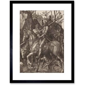 Artery8 - Albrecht Durer Knight Death Devil - Framed Wall Art Artery8 - Albrecht Durer Knight Death Devil - Framed Wall Art