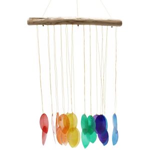 KDMD Rainbow Large Leaf Chime Multicolor KDMD Rainbow Large Leaf Chime Multicolor