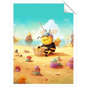 Warren Reed - Designer Bumblebee On A Beach Holiday Unframed Art Print Size: W8" x H10" Multicolor W8" x H10" Warren Reed - Designer Bumblebee On A Beach Holiday Unframed Art Print Size: W8" x H10" Multicolor W8" x H10"