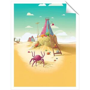Warren Reed - Designer Crab On A Beach Holiday Unframed Art Print Size: W12" x H16" Multicolor W12" x H16" Warren Reed - Designer Crab On A Beach Holiday Unframed Art Print Size: W12" x H16" Multicolor W12" x H16"