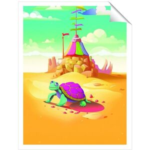 Warren Reed - Designer Turtle On A Beach Holiday Unframed Art Print Size: W12" x H16" Multicolor W12" x H16" Warren Reed - Designer Turtle On A Beach Holiday Unframed Art Print Size: W12" x H16" Multicolor W12" x H16"
