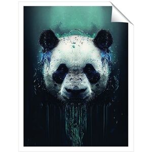 Warren Reed - Designer Panda Face Splashart Dark Background Unframed Art Print Size: W12" x H16" Multicolor W12" x H16" Warren Reed - Designer Panda Face Splashart Dark Background Unframed Art Print Size: W12" x H16" Multicolor W12" x H16"