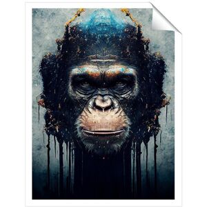 Warren Reed - Designer Gorilla Face Splashart Unframed Art Print Size: W12" x H16" Multicolor W12" x H16" Warren Reed - Designer Gorilla Face Splashart Unframed Art Print Size: W12" x H16" Multicolor W12" x H16"