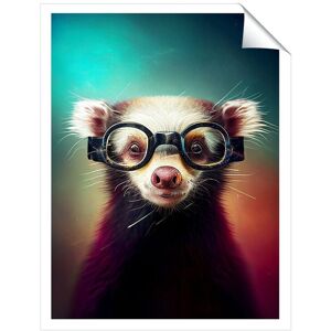 Warren Reed - Designer Ferret With Glasses Splashart Unframed Art Print Size: W24" x H36" Multicolor W24" x H36" Warren Reed - Designer Ferret With Glasses Splashart Unframed Art Print Size: W24" x H36" Multicolor W24" x H36"