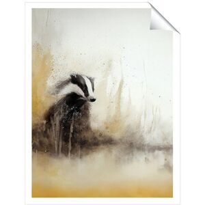 Warren Reed - Designer Badger Watercolour Unframed Art Print Size: W12" x H16" Multicolor W12" x H16" Warren Reed - Designer Badger Watercolour Unframed Art Print Size: W12" x H16" Multicolor W12" x H16"