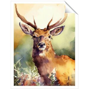 Warren Reed - Designer Splendid Stag Watercolour Unframed Art Print Size: W16" x H24" Multicolor W16" x H24" Warren Reed - Designer Splendid Stag Watercolour Unframed Art Print Size: W16" x H24" Multicolor W16" x H24"