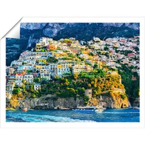 Warren Reed - Designer Positano, Amalfi Coast Unframed Art Print Size: W8" x H10" Multicolor W8" x H10" Warren Reed - Designer Positano, Amalfi Coast Unframed Art Print Size: W8" x H10" Multicolor W8" x H10"