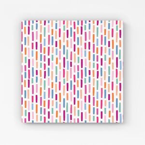Warren Reed - Designer Vertical Abstract Brush Pattern Canvas in Pink Size: W30" x H30" Pink W30" x H30" Warren Reed - Designer Vertical Abstract Brush Pattern Canvas in Pink Size: W30" x H30" Pink W30" x H30"