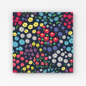 Warren Reed - Designer Multicoloured Flower Pattern Canvas in Red Size: w40 inch x h40 inch Red w40 inch x h40 inch Warren Reed - Designer Multicoloured Flower Pattern Canvas in Red Size: w40 inch x h40 inch Red w40 inch x h40 inch