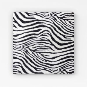 Warren Reed - Designer Zebra Texture Pattern Canvas in Grey Size: W16" x H16" Grey W16" x H16" Warren Reed - Designer Zebra Texture Pattern Canvas in Grey Size: W16" x H16" Grey W16" x H16"