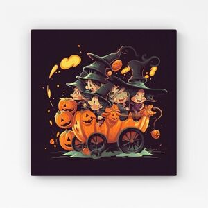 Warren Reed - Designer Cartoon Illustrations A Magical Pumpkin Carriage With Canvas in Orange Size: W30" x H30" Orange W30" x H30" Warren Reed - Designer Cartoon Illustrations A Magical Pumpkin Carriage With Canvas in Orange Size: W30" x H30" Orange W30" x H30"