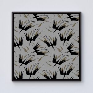 Warren Reed - Designer Black & Gold Fire Bird Silhouettes Framed Canvas Size: w10 inch x h10 inch Black w10 inch x h10 inch Warren Reed - Designer Black & Gold Fire Bird Silhouettes Framed Canvas Size: w10 inch x h10 inch Black w10 inch x h10 inch