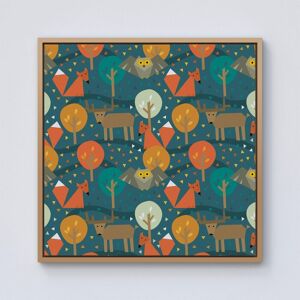 Warren Reed - Designer Wild Nightlife Framed Canvas in Light Brown Size: w10 inch x h10 inch Light Brown w10 inch x h10 inch Warren Reed - Designer Wild Nightlife Framed Canvas in Light Brown Size: w10 inch x h10 inch Light Brown w10 inch x h10 inch