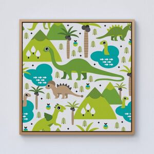 Warren Reed - Designer Baby Dinosaur Print Framed Canvas in Light Brown Size: W30" x H30" Light Brown W30" x H30" Warren Reed - Designer Baby Dinosaur Print Framed Canvas in Light Brown Size: W30" x H30" Light Brown W30" x H30"