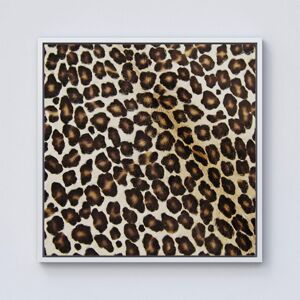Warren Reed - Designer Leopard Hide Print Framed Canvas in Off-White Size: W30" x H30" Off-White W30" x H30" Warren Reed - Designer Leopard Hide Print Framed Canvas in Off-White Size: W30" x H30" Off-White W30" x H30"