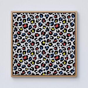 Warren Reed - Designer Coloured Leopard Print Framed Canvas in Light Brown Size: W30" x H30" Light Brown W30" x H30" Warren Reed - Designer Coloured Leopard Print Framed Canvas in Light Brown Size: W30" x H30" Light Brown W30" x H30"