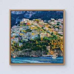Warren Reed - Designer Positano, Amalfi Coast Framed Canvas in Light Brown Size: w40 inch x h40 inch Light Brown w40 inch x h40 inch Warren Reed - Designer Positano, Amalfi Coast Framed Canvas in Light Brown Size: w40 inch x h40 inch Light Brown w40 inch x h40 inch