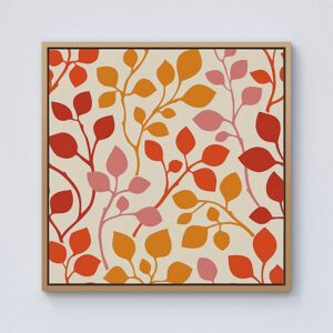 Warren Reed - Designer Colorful Autumn Leaves Framed Canvas in Light Brown Size: w10 inch x h10 inch Light Brown w10 inch x h10 inch Warren Reed - Designer Colorful Autumn Leaves Framed Canvas in Light Brown Size: w10 inch x h10 inch Light Brown w10 inch x h10 inch