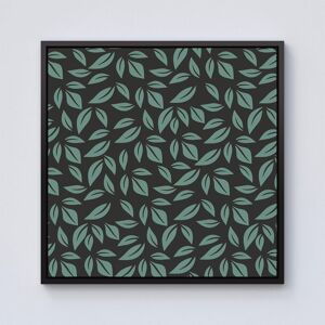 Warren Reed - Designer Delicate Leaf Framed Canvas in Black Size: w10 inch x h10 inch Black w10 inch x h10 inch Warren Reed - Designer Delicate Leaf Framed Canvas in Black Size: w10 inch x h10 inch Black w10 inch x h10 inch
