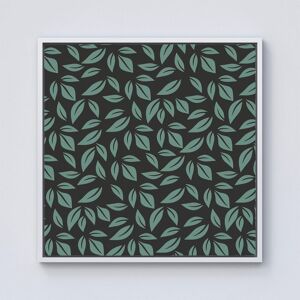 Warren Reed - Designer Delicate Leaf Framed Canvas in Off-White Size: W16" x H16" Off-White W16" x H16" Warren Reed - Designer Delicate Leaf Framed Canvas in Off-White Size: W16" x H16" Off-White W16" x H16"