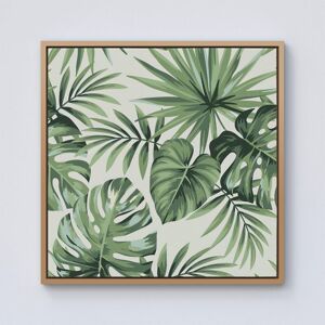 Warren Reed - Designer Exotic Palm Leaves Framed Canvas in Light Brown Size: W30" x H30" Light Brown W30" x H30" Warren Reed - Designer Exotic Palm Leaves Framed Canvas in Light Brown Size: W30" x H30" Light Brown W30" x H30"