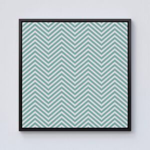 Warren Reed - Designer Geometric Chevron Pattern Framed Canvas in Black Size: w40 inch x h40 inch Black w40 inch x h40 inch Warren Reed - Designer Geometric Chevron Pattern Framed Canvas in Black Size: w40 inch x h40 inch Black w40 inch x h40 inch