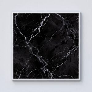Warren Reed - Designer Black Marble Pattern Framed Canvas in Off-White Size: w40 inch x h40 inch Off-White w40 inch x h40 inch Warren Reed - Designer Black Marble Pattern Framed Canvas in Off-White Size: w40 inch x h40 inch Off-White w40 inch x h40 inch