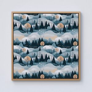 Warren Reed - Designer Dreamy Snowy Christmas Scene Framed Canvas in Light Brown Size: w10 inch x h10 inch Light Brown w10 inch x h10 inch Warren Reed - Designer Dreamy Snowy Christmas Scene Framed Canvas in Light Brown Size: w10 inch x h10 inch Light Brown w10 inch x h10 inch