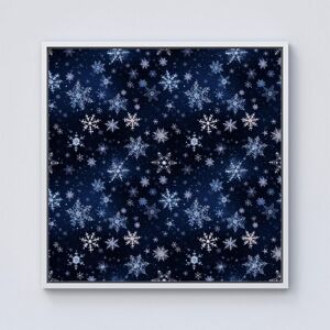 Warren Reed - Designer Dreamy & Magical Snowflake Framed Canvas in Off-White Size: w10 inch x h10 inch Off-White w10 inch x h10 inch Warren Reed - Designer Dreamy & Magical Snowflake Framed Canvas in Off-White Size: w10 inch x h10 inch Off-White w10 inch x h10 inch
