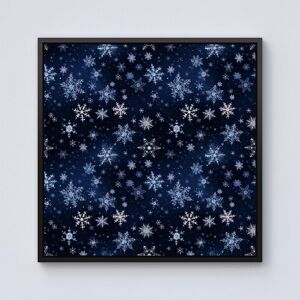 Warren Reed - Designer Dreamy & Magical Snowflake Framed Canvas in Black Size: w10 inch x h10 inch Black w10 inch x h10 inch Warren Reed - Designer Dreamy & Magical Snowflake Framed Canvas in Black Size: w10 inch x h10 inch Black w10 inch x h10 inch