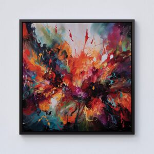 Warren Reed - Designer A Vibrant Abstract Painting Of Halloween Framed Canvas in Black Size: w40 inch x h40 inch Black w40 inch x h40 inch Warren Reed - Designer A Vibrant Abstract Painting Of Halloween Framed Canvas in Black Size: w40 inch x h40 inch Black w40 inch x h40 inch