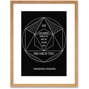 Artery8 Wall Art Print Motivational Live Each Moment Paramahansa Yogananda Framed in Beige Size: W7" x H9" Beige W7" x H9" Artery8 Wall Art Print Motivational Live Each Moment Paramahansa Yogananda Framed in Beige Size: W7" x H9" Beige W7" x H9"