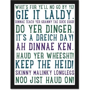 Artery8 Wall Art Print Scottish Sayings Phrases Scotland Typography Picture Art Large Framed Wall Décor Art in Light Oak Size: W18" x H24" Light Oak W18" x H24" Artery8 Wall Art Print Scottish Sayings Phrases Scotland Typography Picture Art Large Framed Wall Décor Art in Light Oak Size: W18" x H24" Light Oak W18" x H24"