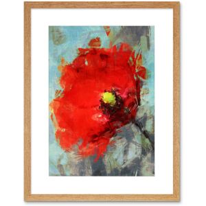Artery8 Wall Art Print Bright Poppy Sketch Painting Art Black Framed 9x7 inch in Beige Size: W7" x H9" Beige W7" x H9" Artery8 Wall Art Print Bright Poppy Sketch Painting Art Black Framed 9x7 inch in Beige Size: W7" x H9" Beige W7" x H9"