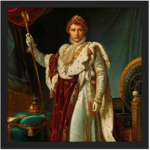 Artery8 Wall Art Print Gerard Portrait Emperor Napoleon I Bonaparte Square Framed Picture 16X16 Inch in Black Size: W16" x H16" Black W16" x H16" Artery8 Wall Art Print Gerard Portrait Emperor Napoleon I Bonaparte Square Framed Picture 16X16 Inch in Black Size: W16" x H16" Black W16" x H16"