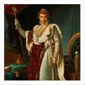 Artery8 Wall Art Print Gerard Portrait Emperor Napoleon I Bonaparte Square Framed Picture 16X16 Inch in White Size: W16" x H16" White W16" x H16" Artery8 Wall Art Print Gerard Portrait Emperor Napoleon I Bonaparte Square Framed Picture 16X16 Inch in White Size: W16" x H16" White W16" x H16"