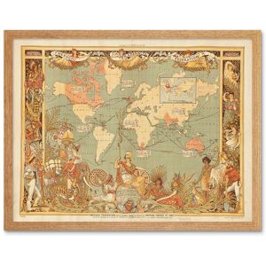 Artery8 - British Empire 1886 World Map - 12x16 - Art Print Artery8 - British Empire 1886 World Map - 12x16 - Art Print