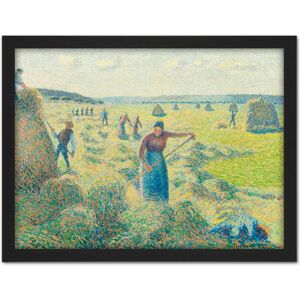 Artery8 Wall Art Print Pissarro La Recolte Des Foins Eragny Large Framed Wall Décor Art in Light Oak Size: W18" x H24" Light Oak W18" x H24" Artery8 Wall Art Print Pissarro La Recolte Des Foins Eragny Large Framed Wall Décor Art in Light Oak Size: W18" x H24" Light Oak W18" x H24"