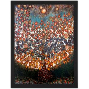 Artery8 Wall Art Print Louis Seraphine Senlis Tree Of Life Painting Large Framed Wall Décor Art in White Size: W18" x H24" White W18" x H24" Artery8 Wall Art Print Louis Seraphine Senlis Tree Of Life Painting Large Framed Wall Décor Art in White Size: W18" x H24" White W18" x H24"