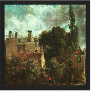 Artery8 Wall Art Print John Constable The Grove Or The Admirals House In Hampstead Square Framed Picture 16X16 Inch in Black Size: W16" x H16" Black W16" x H16" Artery8 Wall Art Print John Constable The Grove Or The Admirals House In Hampstead Square Framed Picture 16X16 Inch in Black Size: W16" x H16" Black W16" x H16"